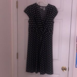 Worthington Black & cream patterned Dress